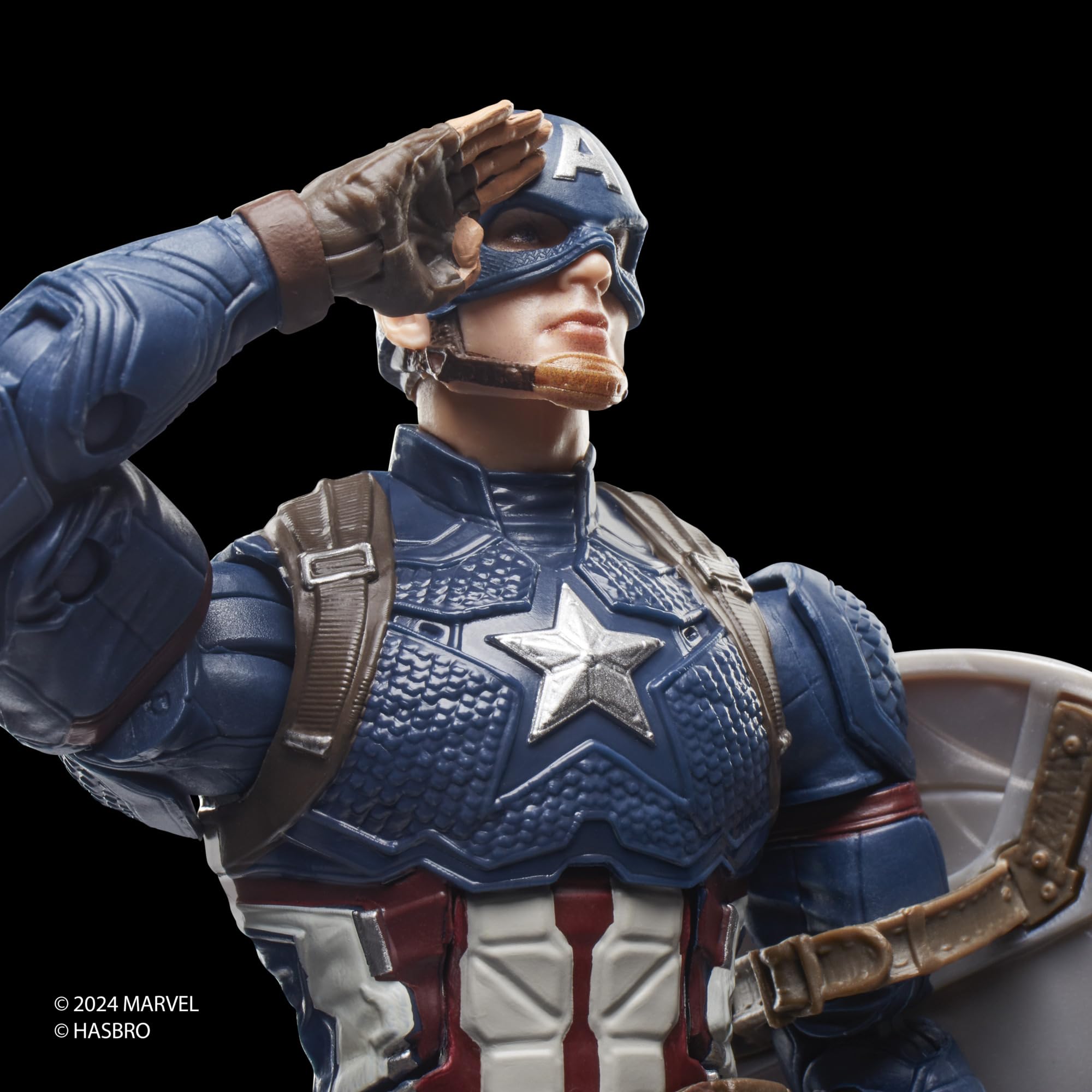 Foto 5 | Figura De Acción Capitán América De La Serie Marvel Legends 15 Cm - Venta Internacional.