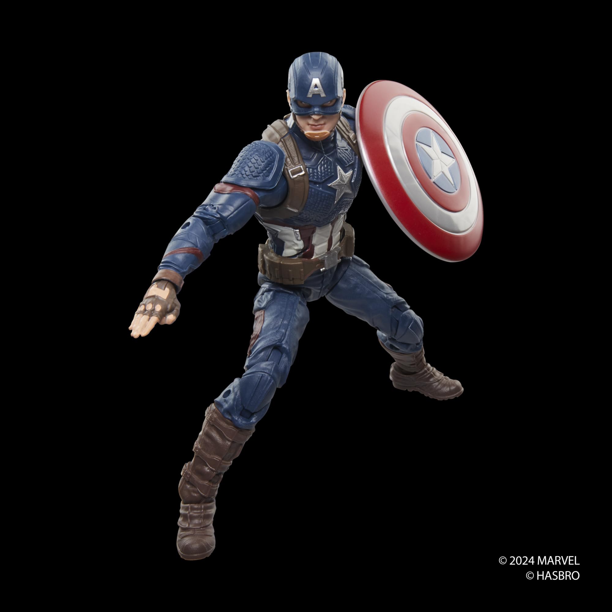 Foto 8 pulgar | Figura De Acción Capitán América De La Serie Marvel Legends 15 Cm - Venta Internacional.
