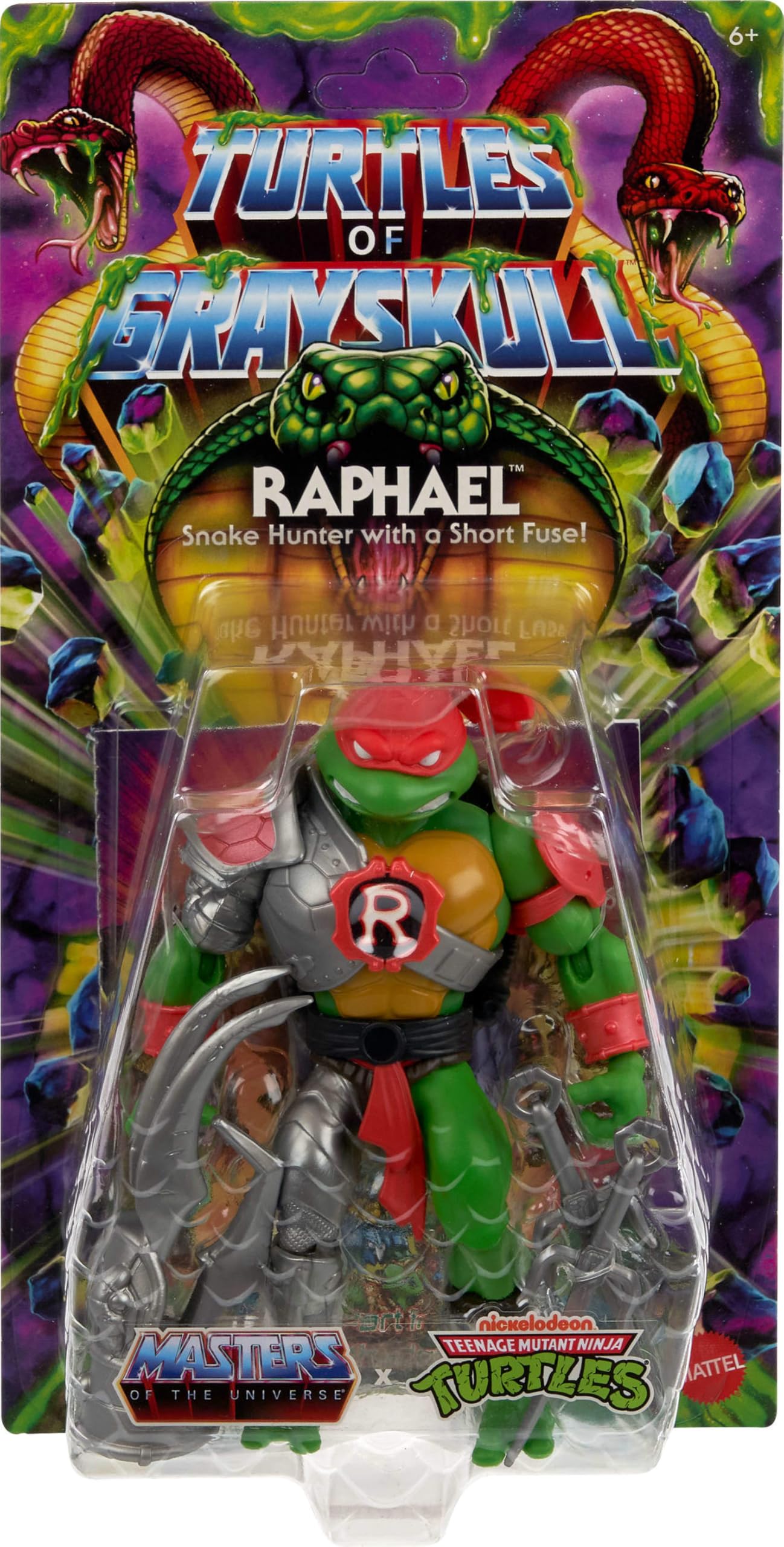 Foto 3 pulgar | Figura De Acción Masters Of The Universe Origins Turtles Raph - Venta Internacional.