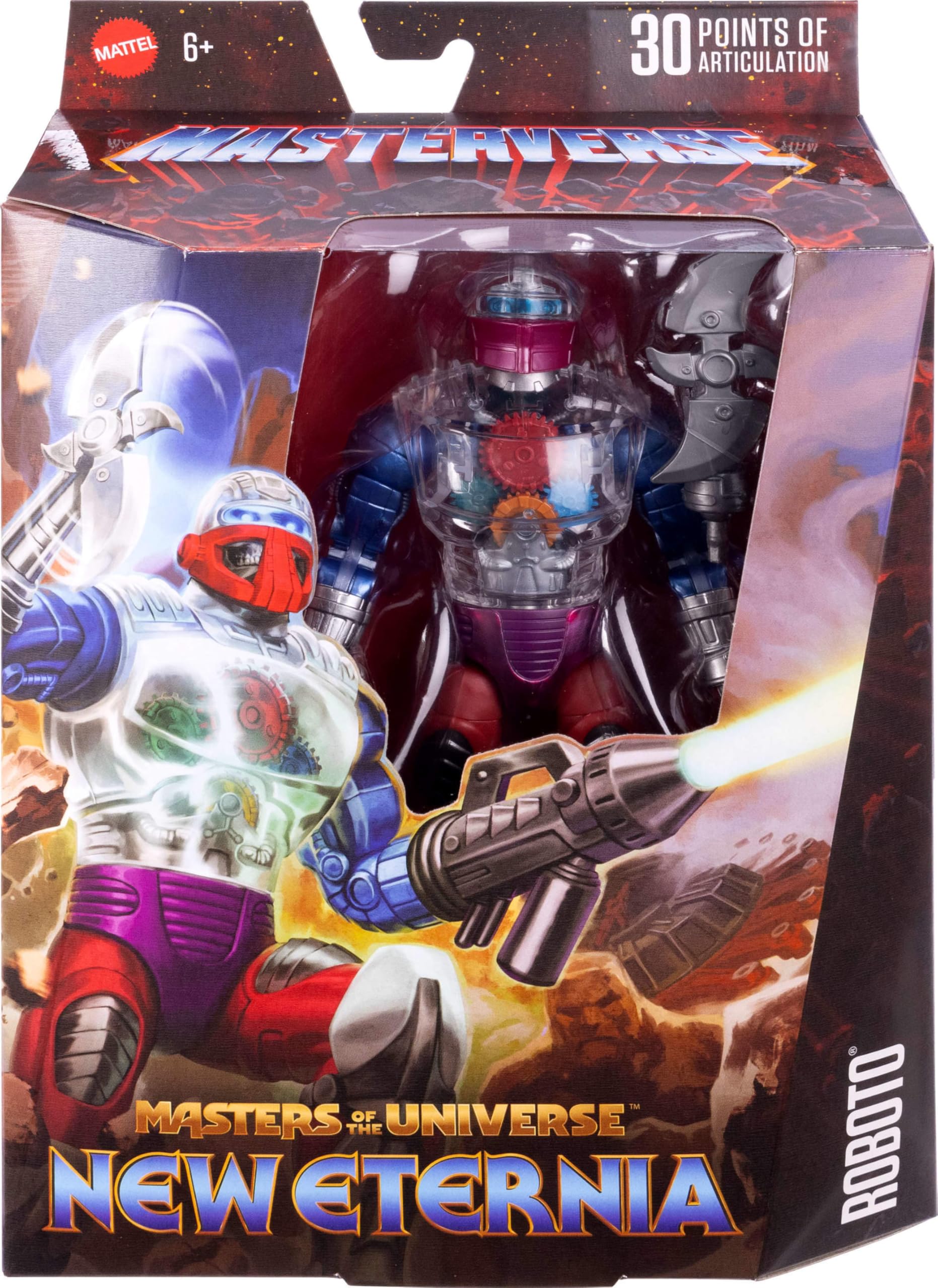 Foto 2 | Figura De Acción Masters Of The Universe Masterverse Roboto - Venta Internacional.