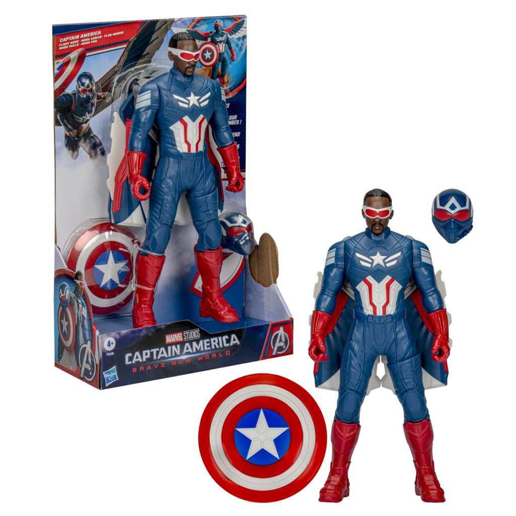 Foto 2 pulgar | Figura De Acción Marvel Avengers Capitán América De 22 Cm Con Acc - Venta Internacional.
