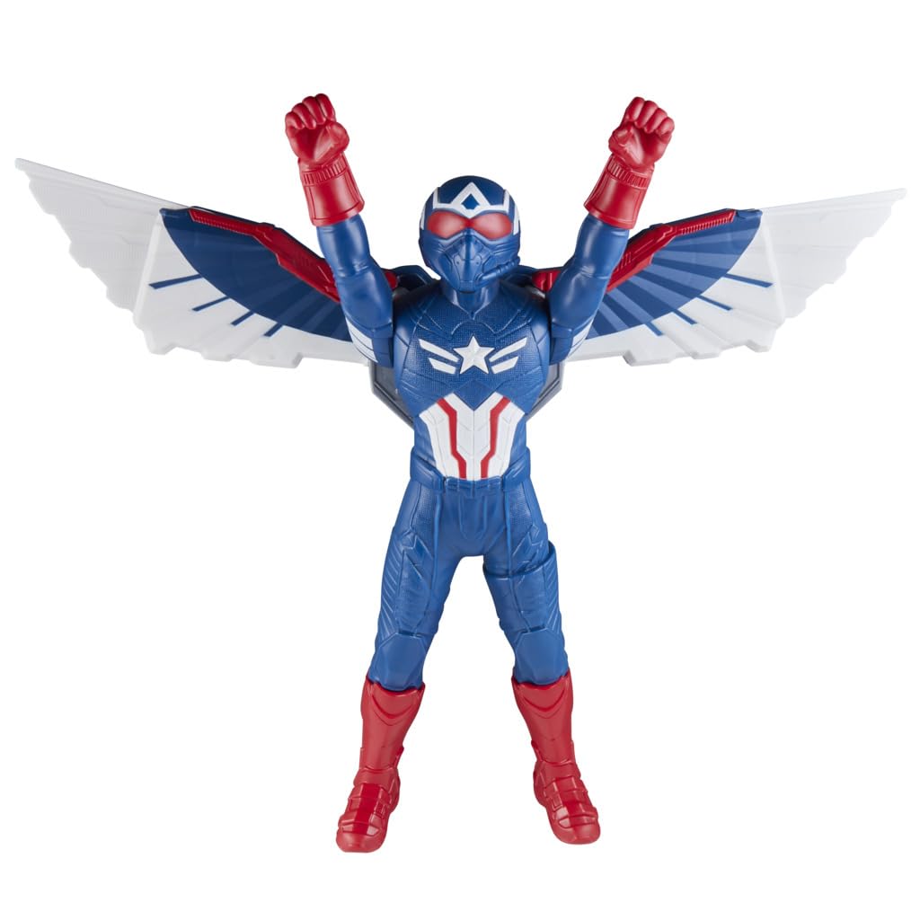 Foto 5 | Figura De Acción Marvel Avengers Capitán América De 22 Cm Con Acc - Venta Internacional.