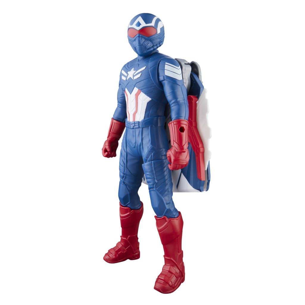 Foto 8 pulgar | Figura De Acción Marvel Avengers Capitán América De 22 Cm Con Acc - Venta Internacional.