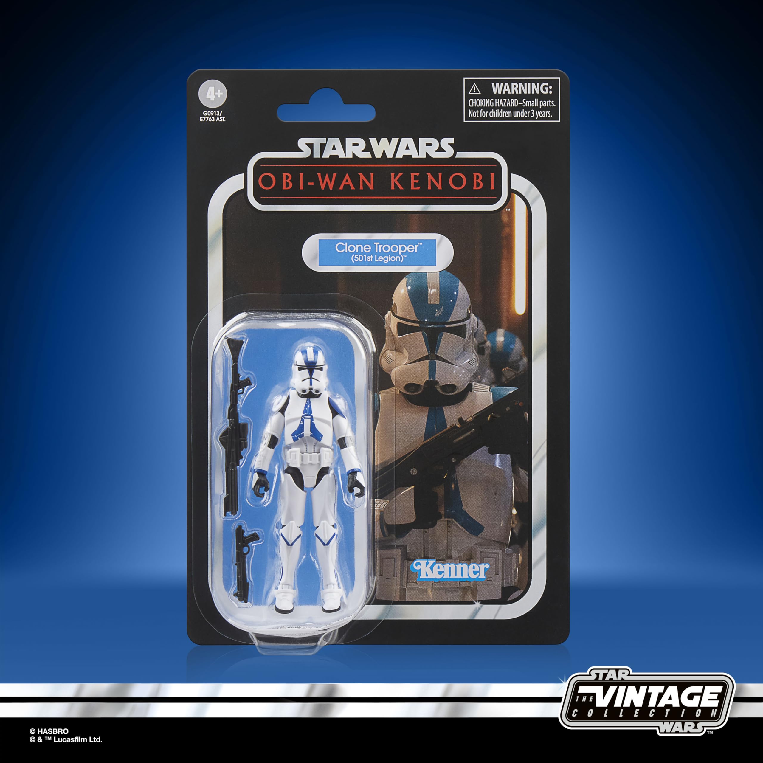 Foto 3 pulgar | Figura De Acción Coleccionable De Star Wars The Vintage Collection Clone Trooper (501st Legion), Obi - Venta Interna