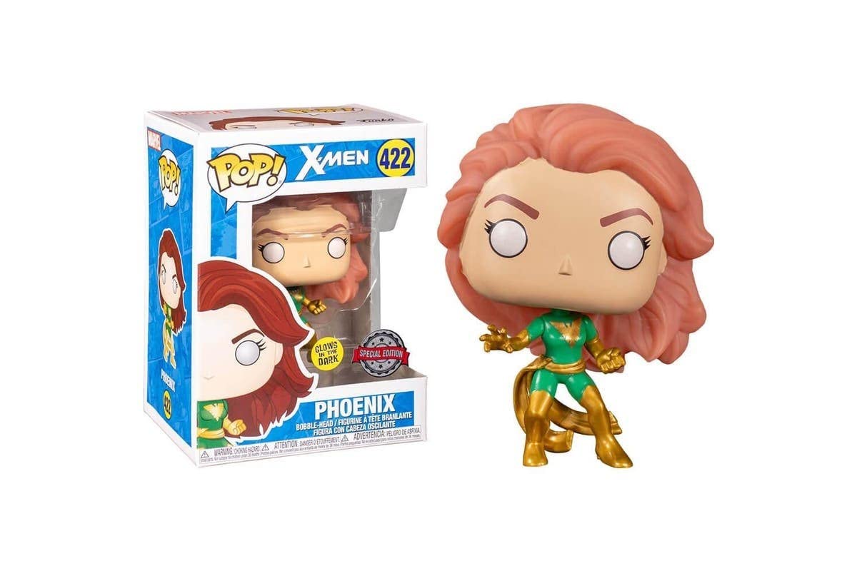 Foto 3 pulgar | Figura De Vinilo Funko Pop! X Men Phoenix Green Brillan En La Oscuridad - Venta Internacional.