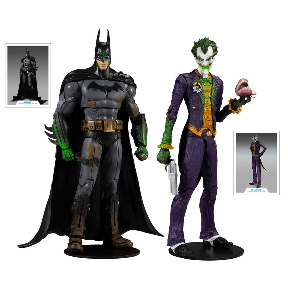 Foto 4 pulgar | Set De Figuras De Acción Mcfarlane Dc Comics Batman Vs Arkham Asylum - Venta Internacional.