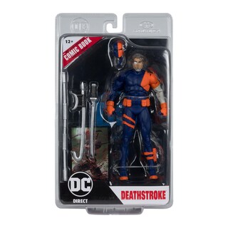 Foto 6 | Figura De Acción Mcfarlane Toys Dc Direct Deathstroke De 18 Cm Con Cómic - Venta Internacional.