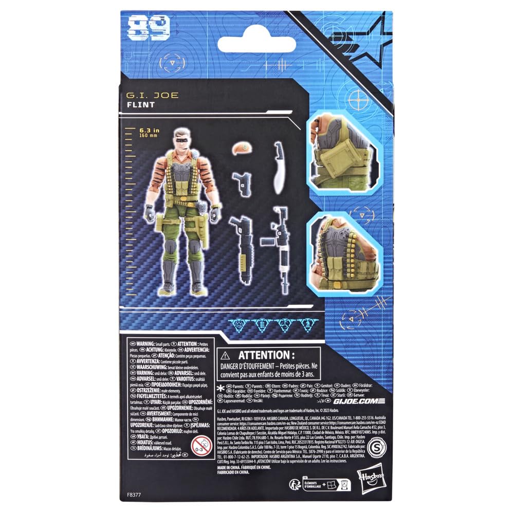 Foto 4 | Figura De Acción G.i. Joe Classified Series Tiger Force Flint - Venta Internacional.