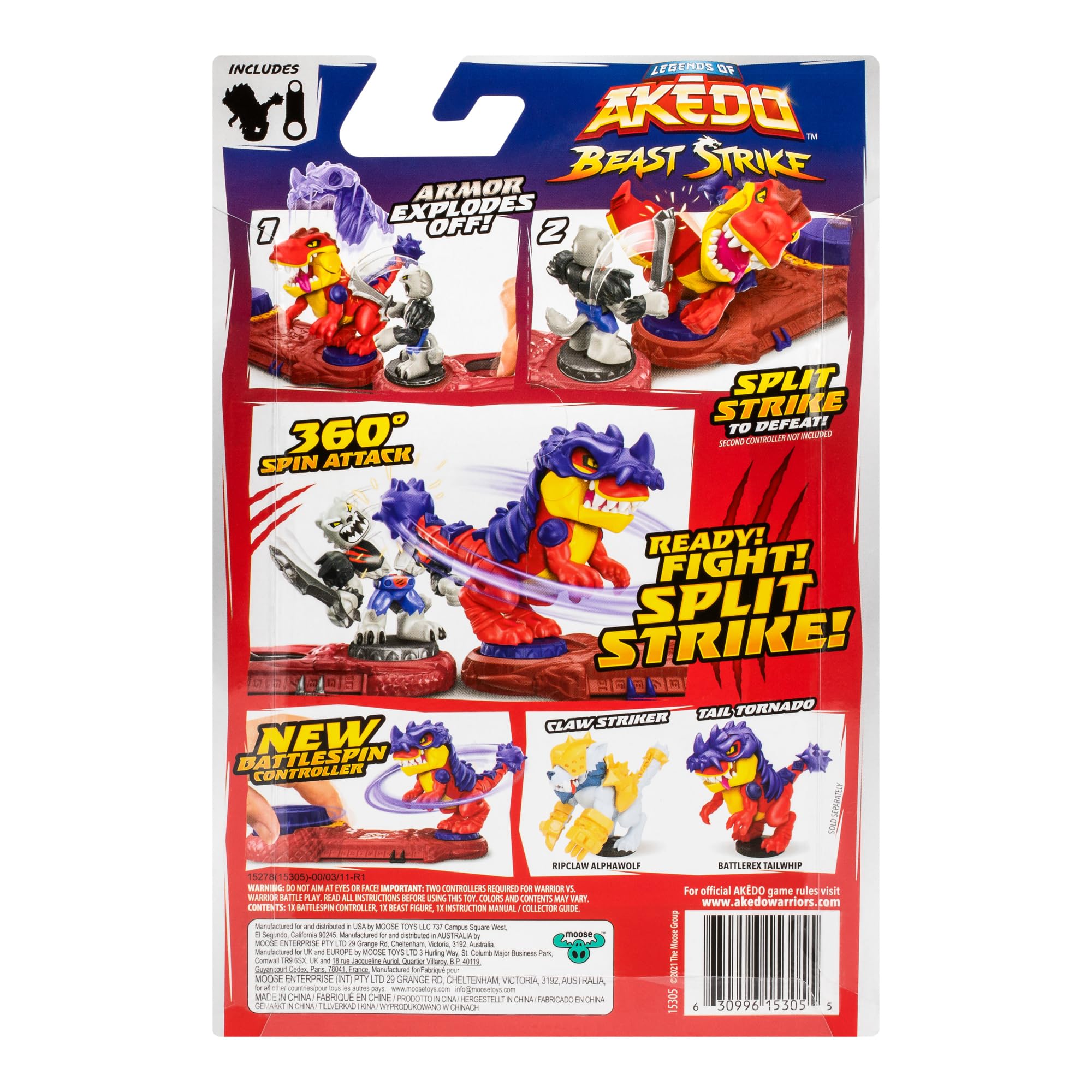 Foto 4 | Figura De Acción Akedo Legends Of Akedo Beast Strike Ultra - Venta Internacional.