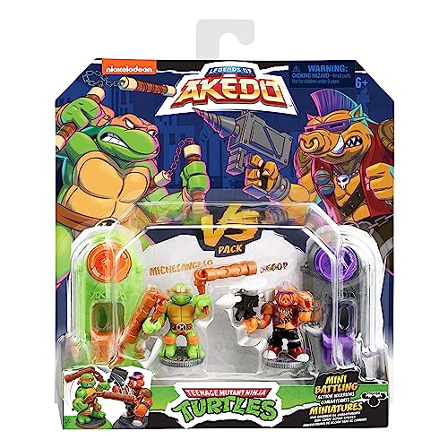 Foto 3 pulgar | Minifiguras De Combate Akedo Teenage Mutant Ninja Turtles - Venta Internacional.