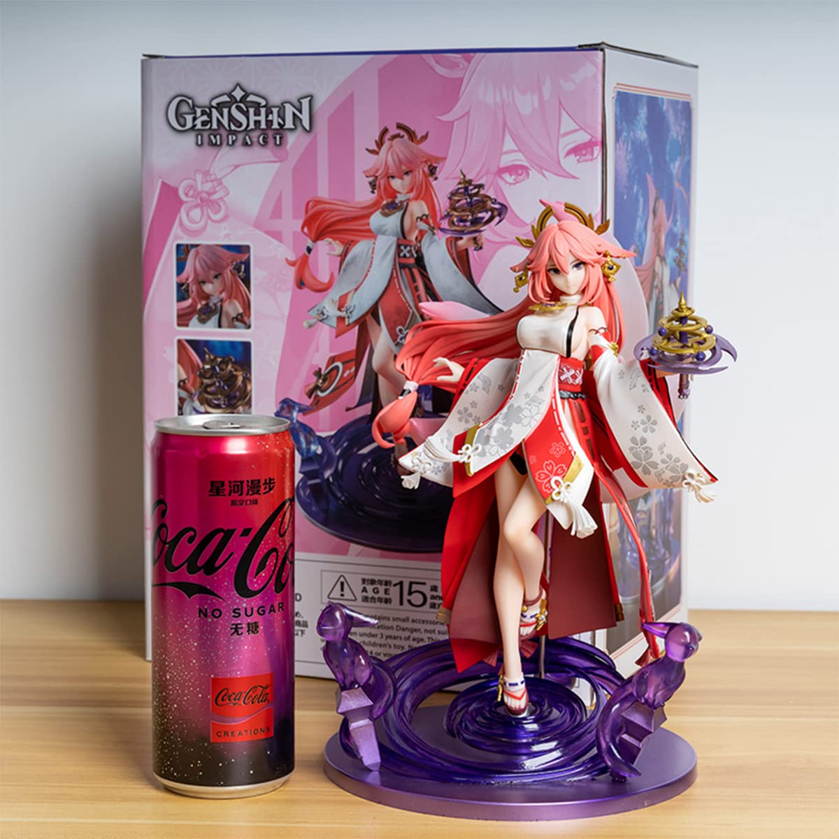 Foto 6 pulgar | Figura Rzahuahu Genshin Impact Yae Miko, 1/7, 24 Cm, Juguete De Pvc - Venta Internacional.