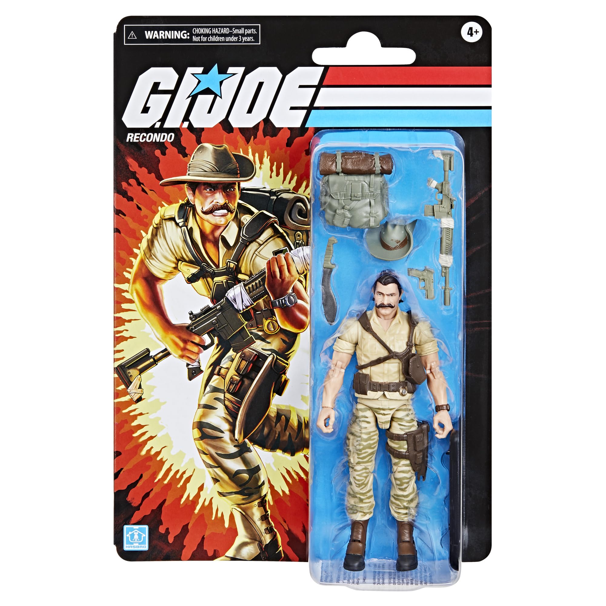 Foto 2 | Figura De Acción G.i. Joe Classified Series Retro Recondo 6'' - Venta Internacional.