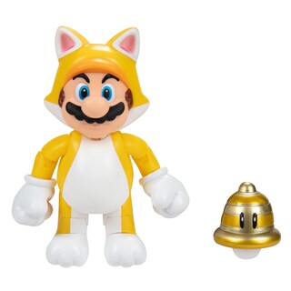 Foto 3 | Figura De Acción Nintendo Cat Mario Con Campana De 10 Cm De Altura - Venta Internacional.