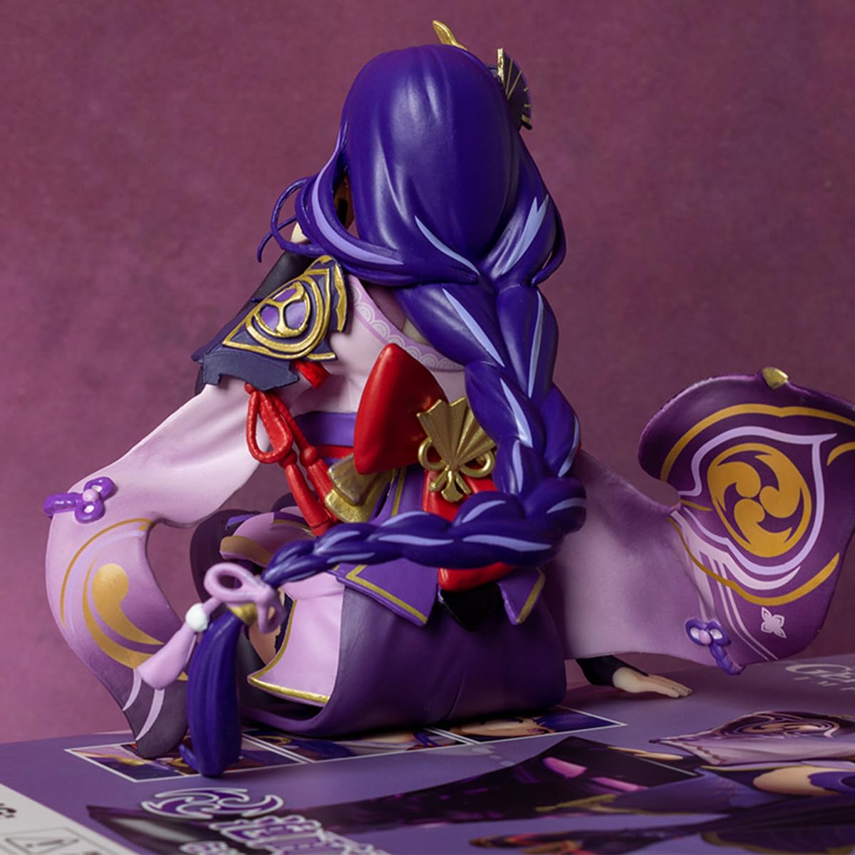 Foto 4 pulgar | Figura Rzahuahu Raiden Shogun Sentado 17 Cm Juego De Pvc 1/7 - Venta Internacional.