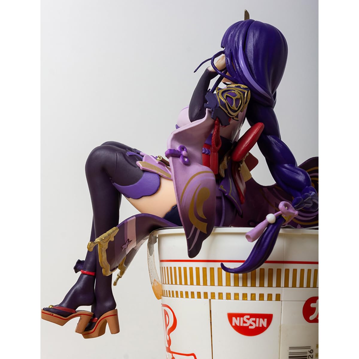 Foto 8 pulgar | Figura Rzahuahu Raiden Shogun Sentado 17 Cm Juego De Pvc 1/7 - Venta Internacional.