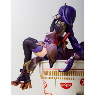 Foto 7 | Figura Rzahuahu Raiden Shogun Sentado 17 Cm Juego De Pvc 1/7 - Venta Internacional.