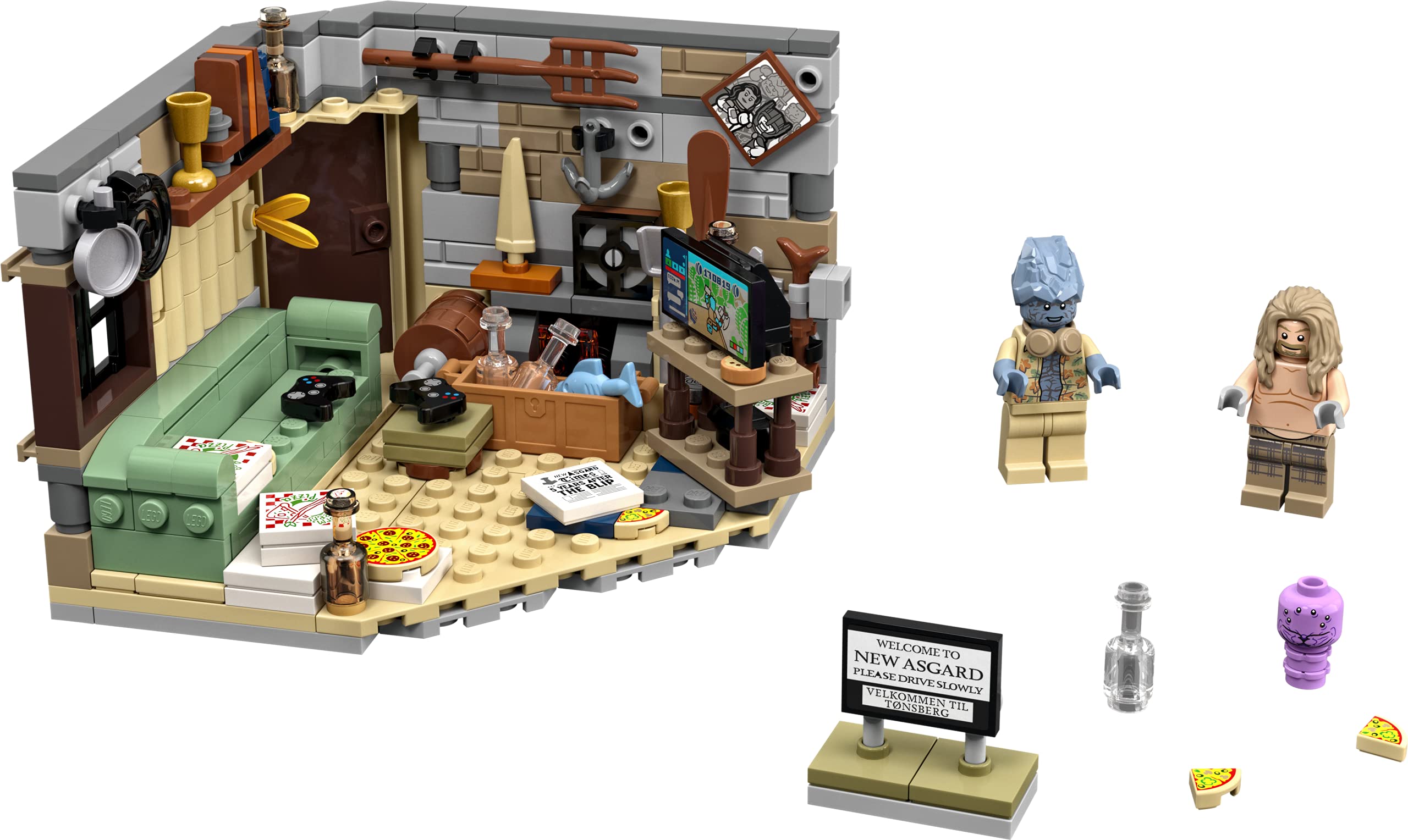 Foto 2 | Nuevo Juguete De Construcción Aspgardo 76200 De Lego Super Heroes Thor - Venta Internacional.