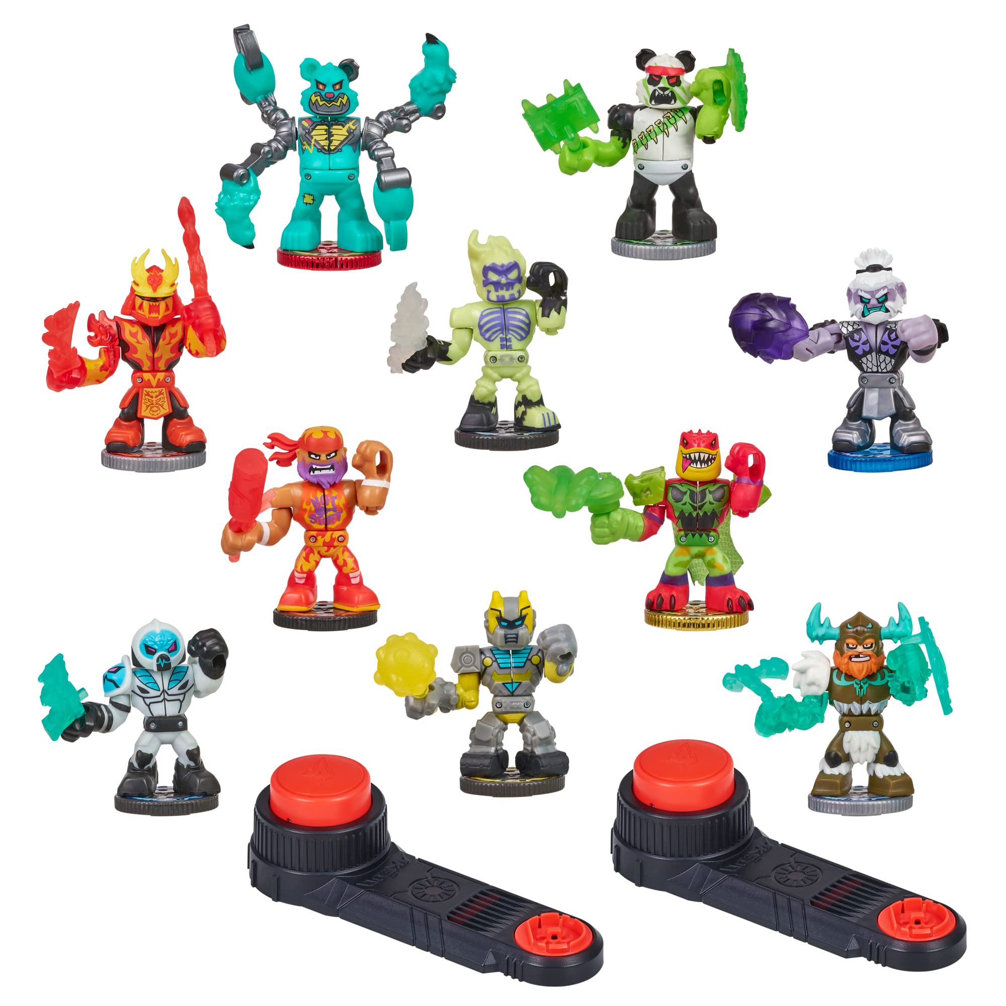 Foto 1 | Pack Coleccionista Legends Of Akedo Button Bash Con 10 Figuras - Venta Internacional.