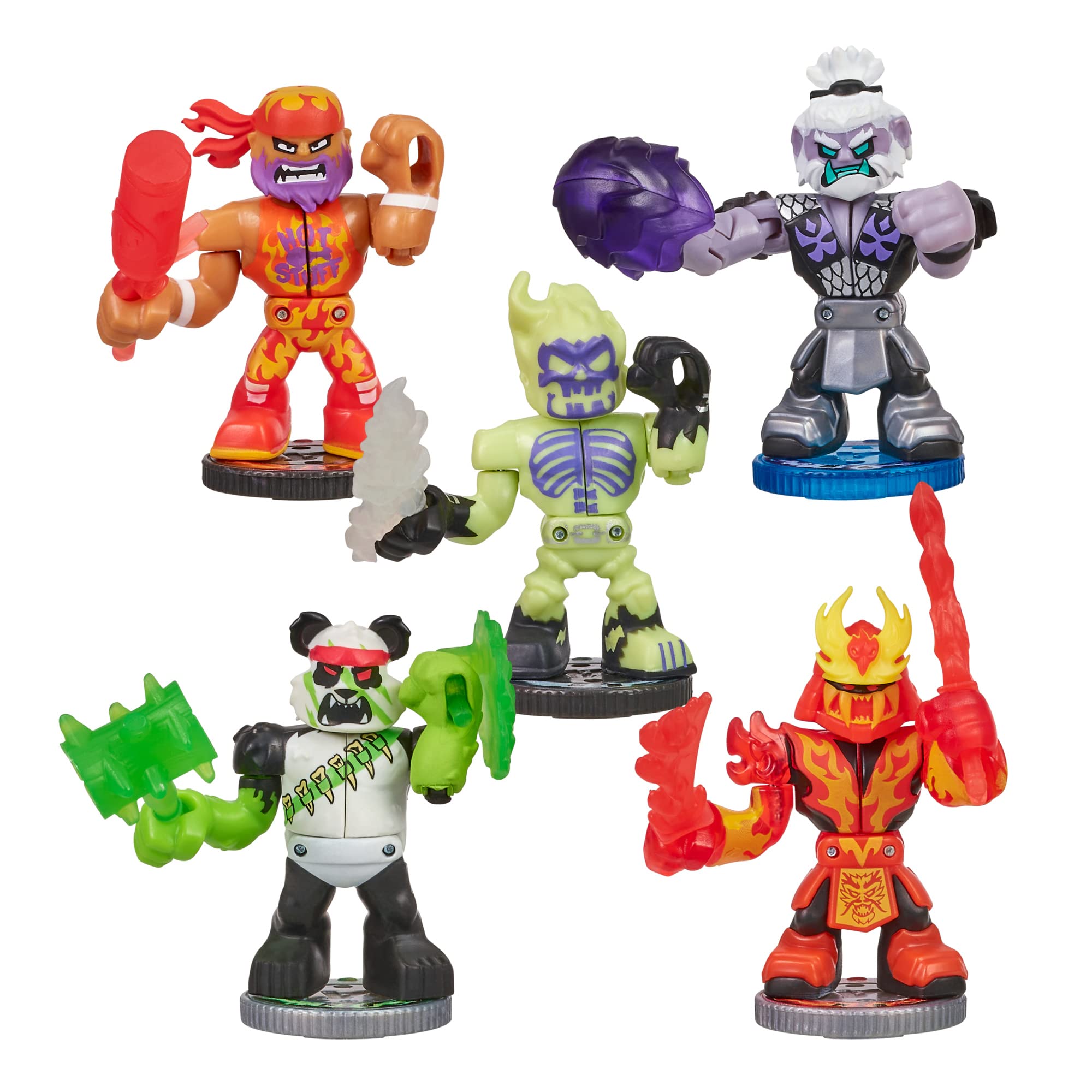 Foto 6 pulgar | Pack Coleccionista Legends Of Akedo Button Bash Con 10 Figuras - Venta Internacional.
