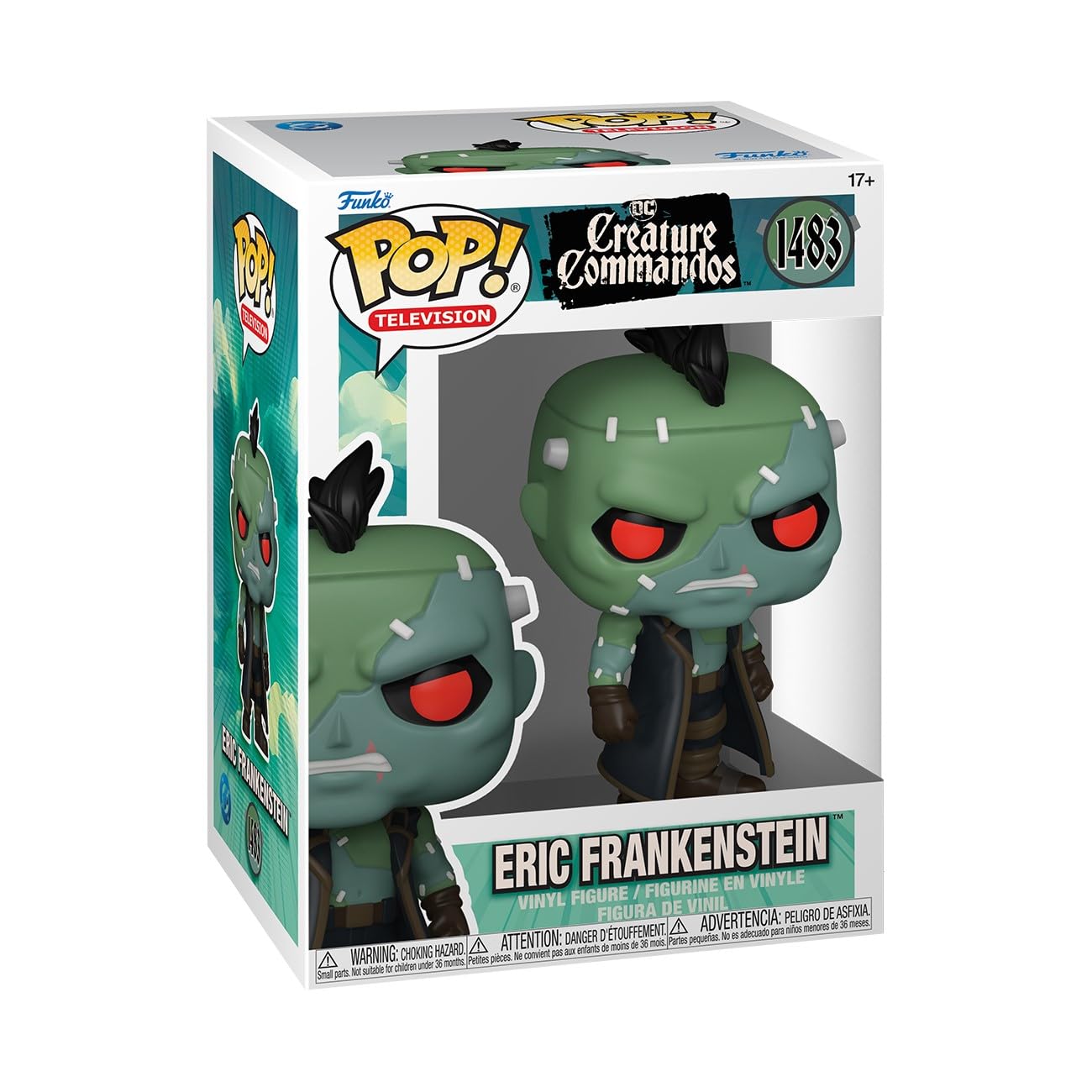 Foto 2 pulgar | Figura De Acción Funko Pop! Eric Frankenstein De Tv Creature Commandos, 10,92 Cm - Venta Internacional.