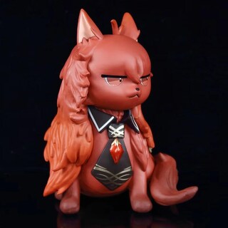 Foto 2 | Figura Rzahuahu Diluc Cat Scaramouche, Juego De Anime, 11 Cm, Pvc - Venta Internacional.