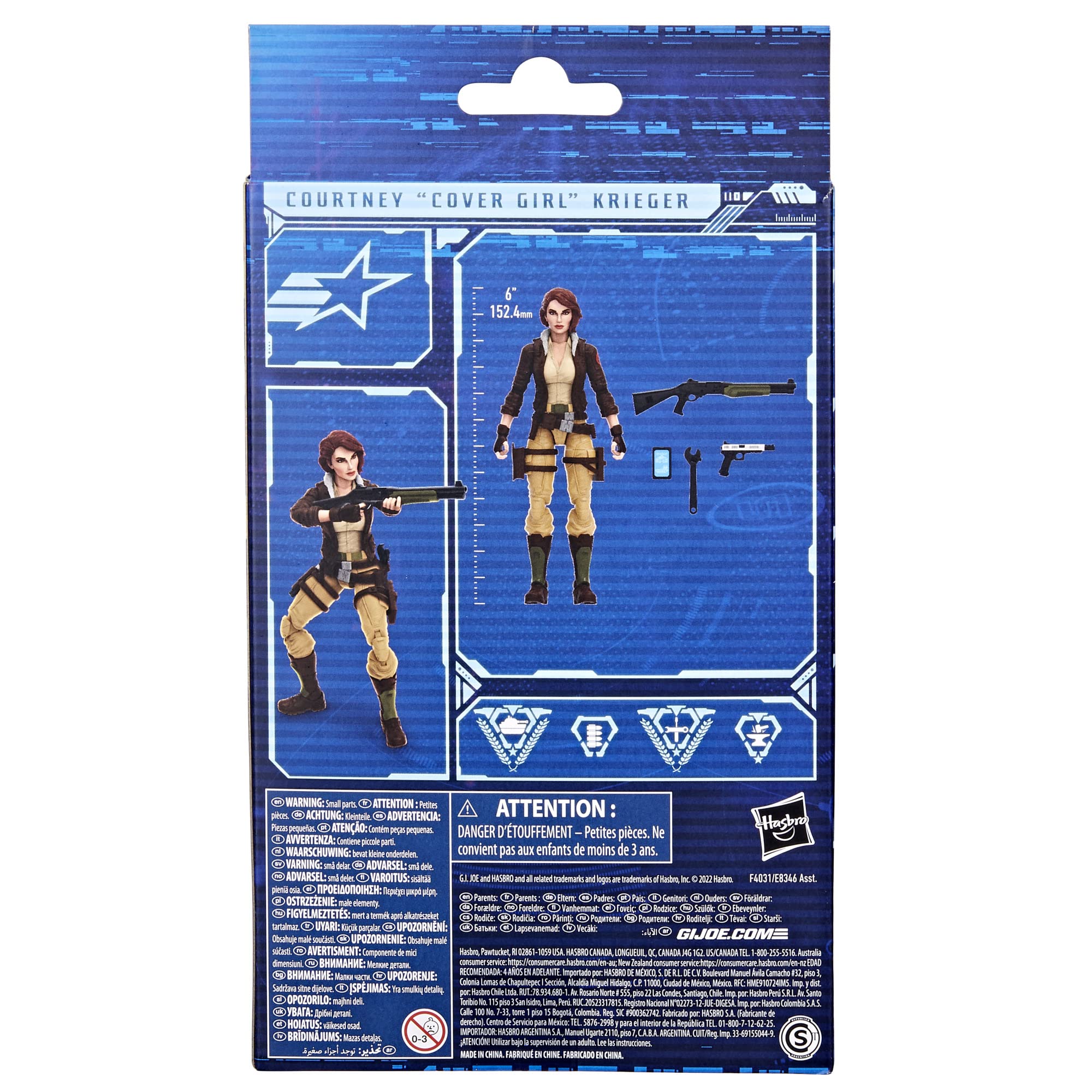 Foto 4 pulgar | Figura De Acción G.i. Joe Classified Series Courtney «cover Girl» Krieger 15 Cm - Venta Internacional.