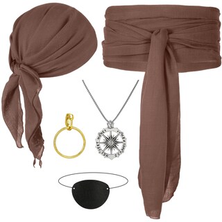 Foto 1 | Set De Accesorios Para Disfraz De Pirata Cicoci Para Hombre Y Mujer - Venta Internacional.