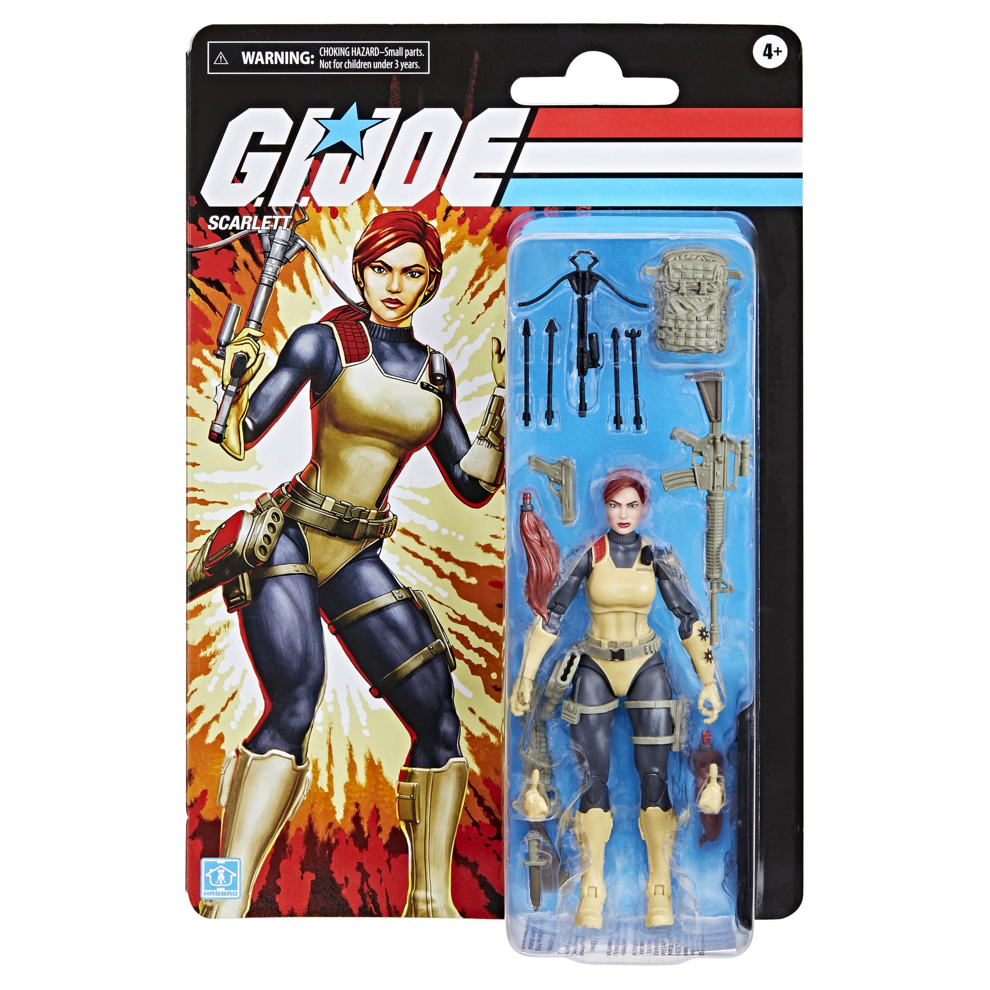 Foto 3 pulgar | Figura De Acción G.i. Joe Classified Series Retro Cardback Scarlett - Venta Internacional.