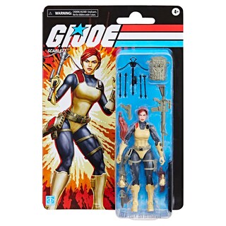 Foto 2 | Figura De Acción G.i. Joe Classified Series Retro Cardback Scarlett - Venta Internacional.