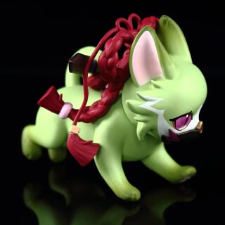 Foto 3 | Figura De Gato Rzahuahu Kukishinobu Scaramouche Pvc Anime De 11 Cm - Venta Internacional.