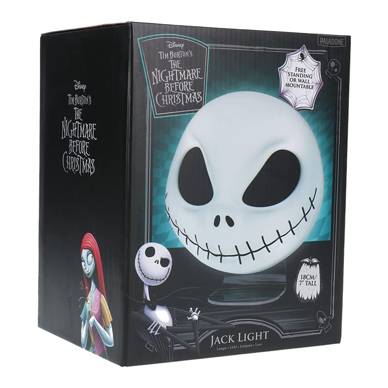 Foto 7 pulgar | Lámpara Mood Lamp Paladone Con Forma De Máscara Jack Skellington, 18 Cm - Venta Internacional.