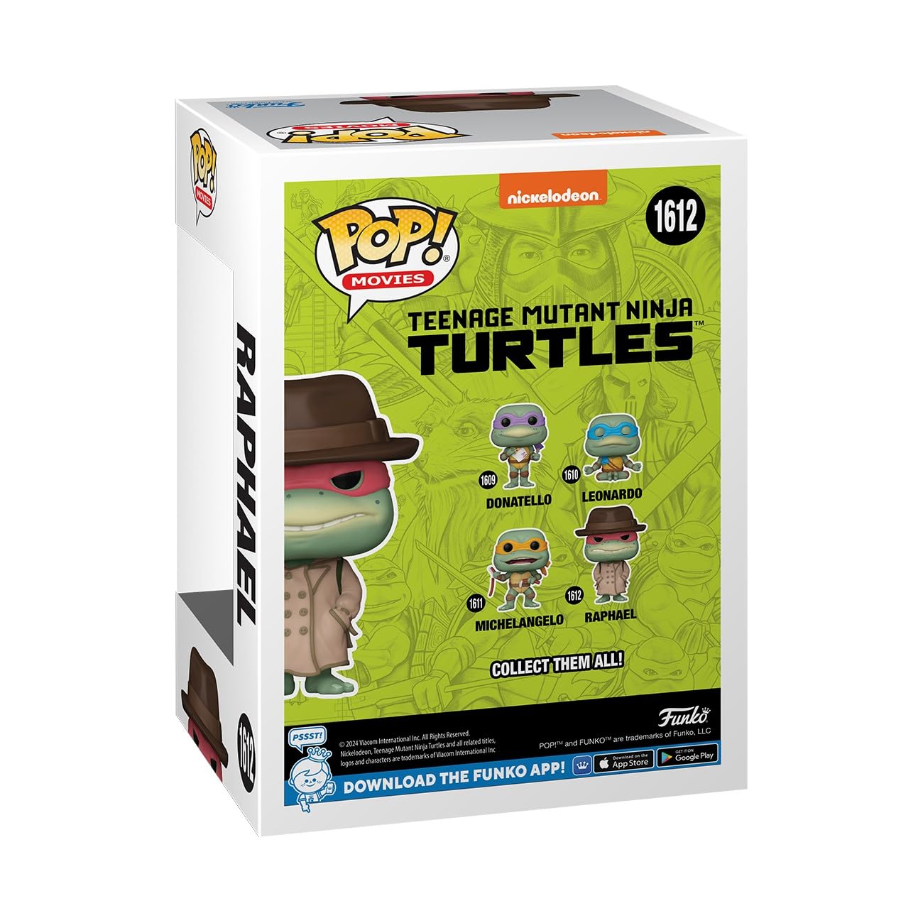 Foto 3 | Figura De Acción Funko Pop! Películas: Teenage Mutant Ninja Turtles Raphael - Venta Internacional.