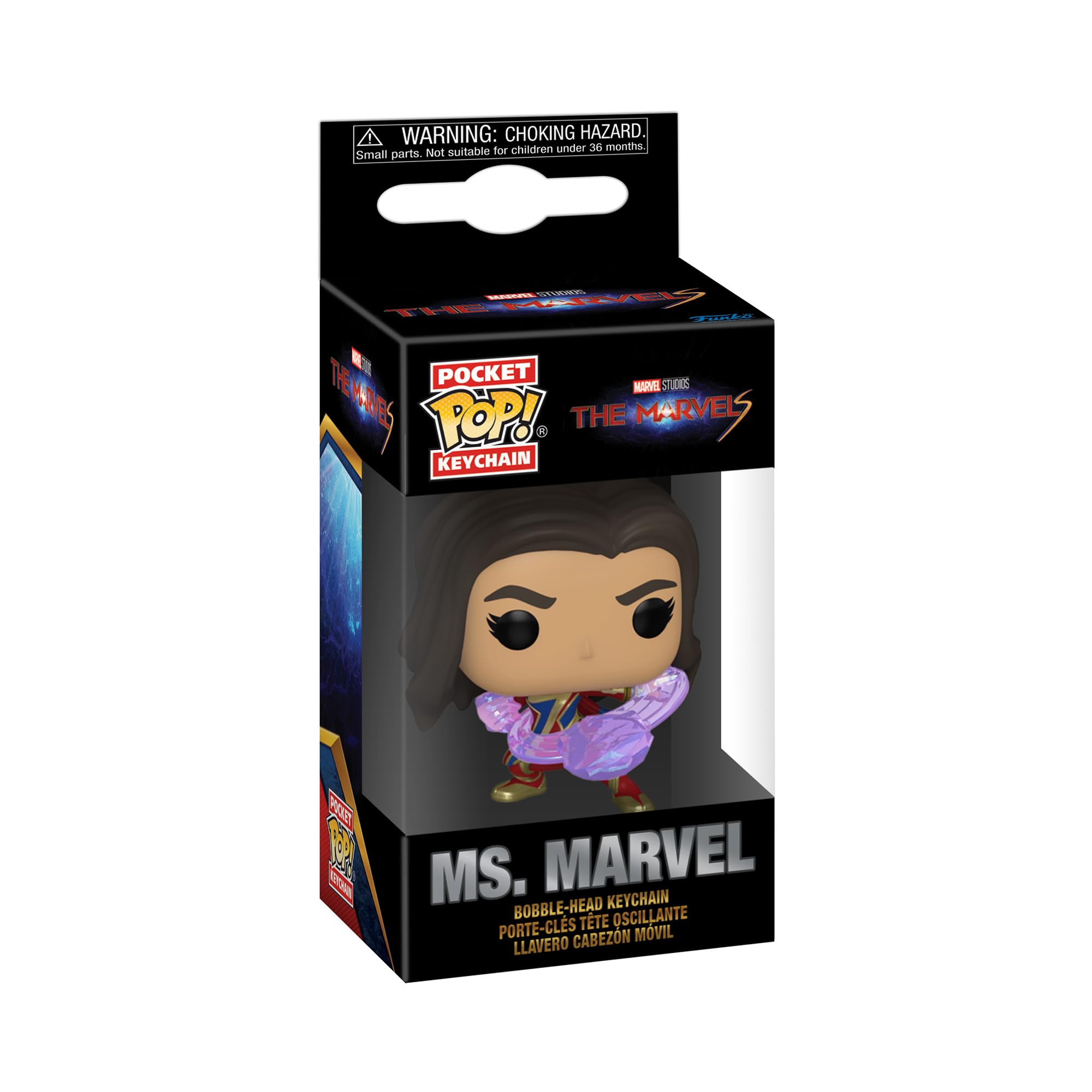 Foto 3 pulgar | Llavero Funko Pop! Los Marvel, Ms. Marvel - Venta Internacional.
