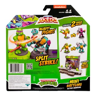 Foto 3 | Tortugas Ninja Mutantes Adolescentes De Toy Legends Of Akedo Donnie Vs Slash - Venta Internacional.