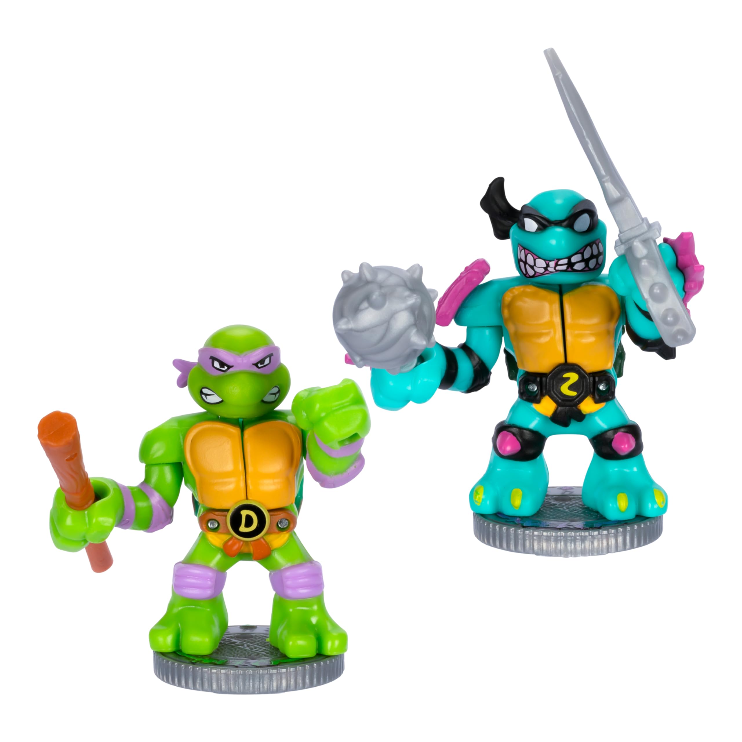 Foto 5 pulgar | Tortugas Ninja Mutantes Adolescentes De Toy Legends Of Akedo Donnie Vs Slash - Venta Internacional.