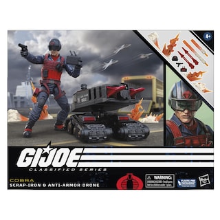 Foto 2 | Action Figures G.i. Joe Classified Series Scrap-iron Y Dron Antiblindaje - Venta Internacional.