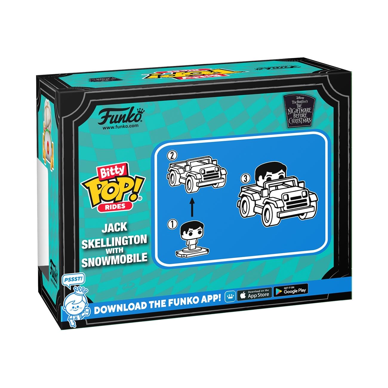 Foto 3 | Funko Pop! De Colección Bitty Ride: ¡pesadilla Antes De Navidad! - Venta Internacional.