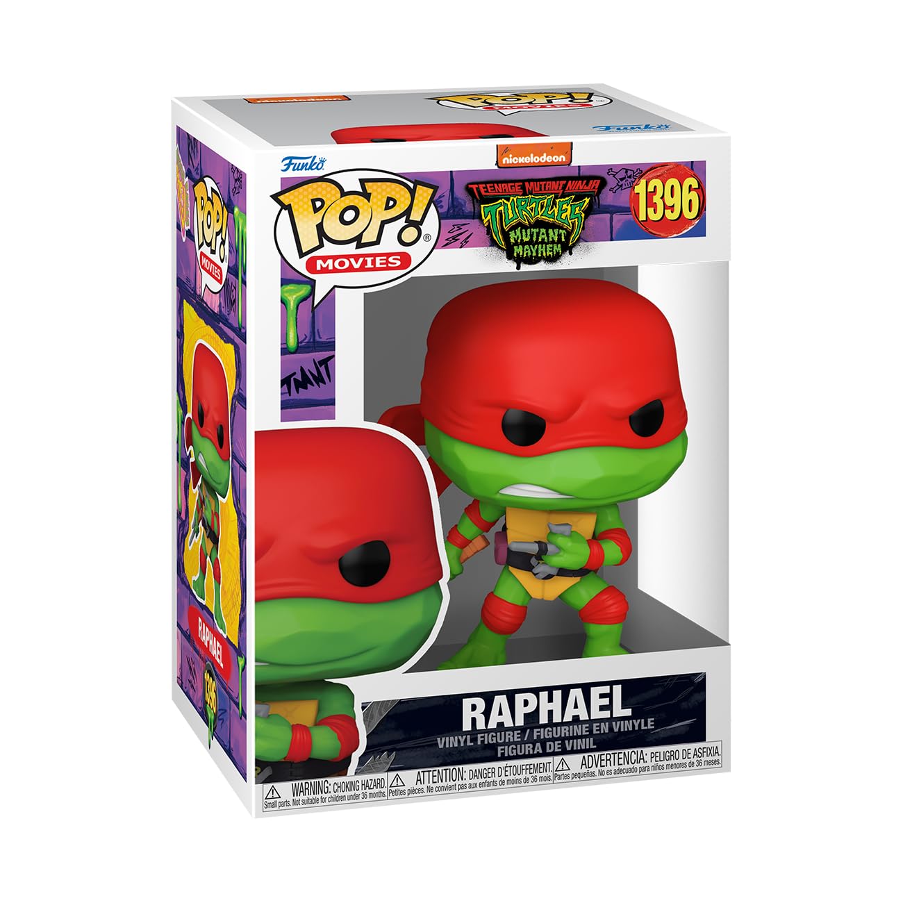 Foto 2 pulgar | Figura De Colección Funko Pop! Películas Teenage Mutant Ninja Turtles Raphael Mutant Mayhem - Venta Internacional.