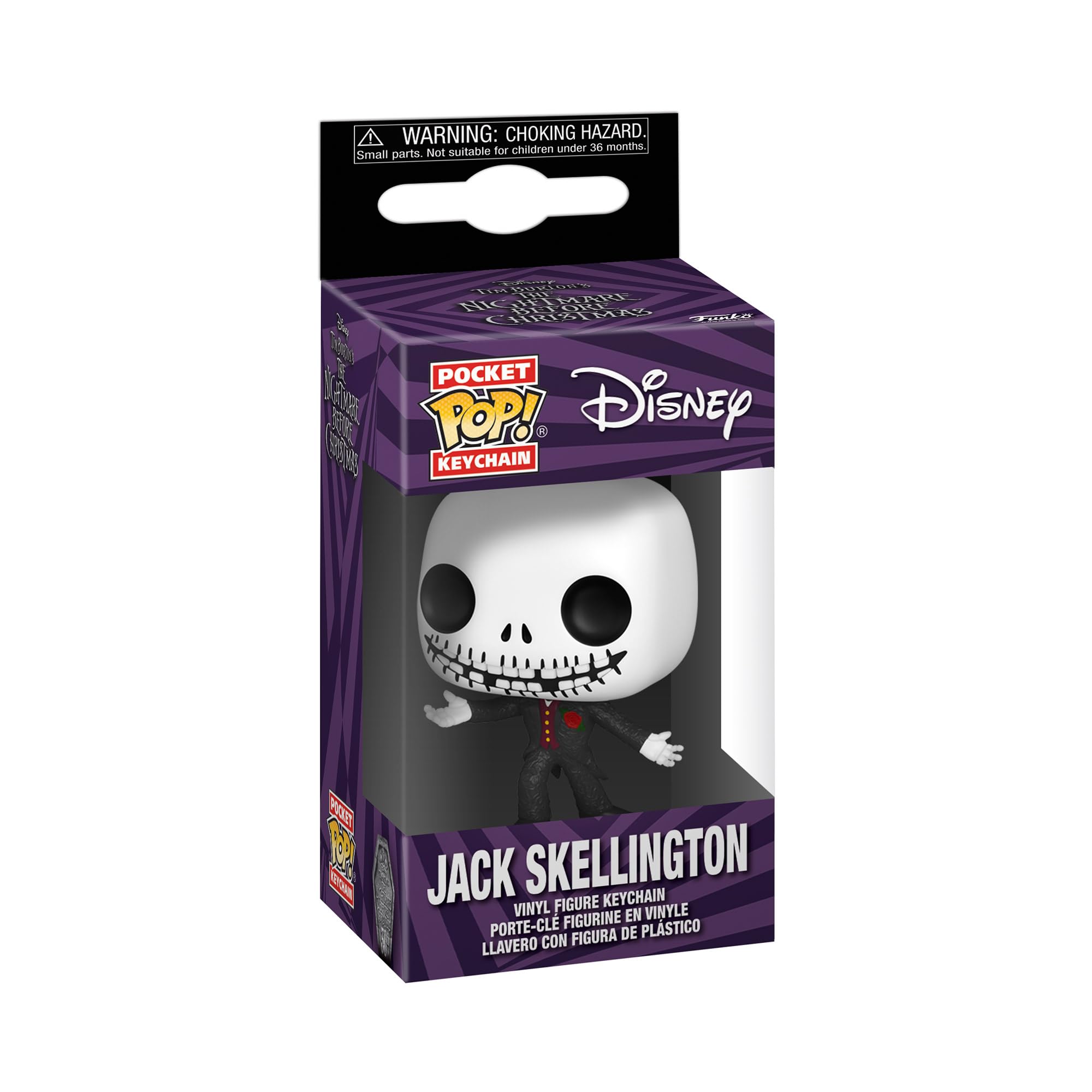 Foto 3 pulgar | Llavero Funko Pop! ¡pesadilla Antes De Navidad, Jack! - Venta Internacional.