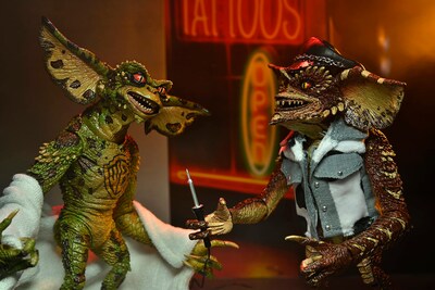 Foto 2 | Figura De Acción Neca Gremlins 2 Tattoo Gremlins 7, Paquete De 2 - Venta Internacional.