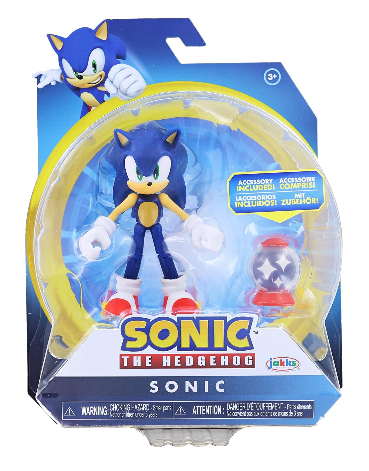 Foto 2 pulgar | Figura De Acción Jakks Pacific Sonic The Hedgehog Sonic 10 Cm - Venta Internacional.