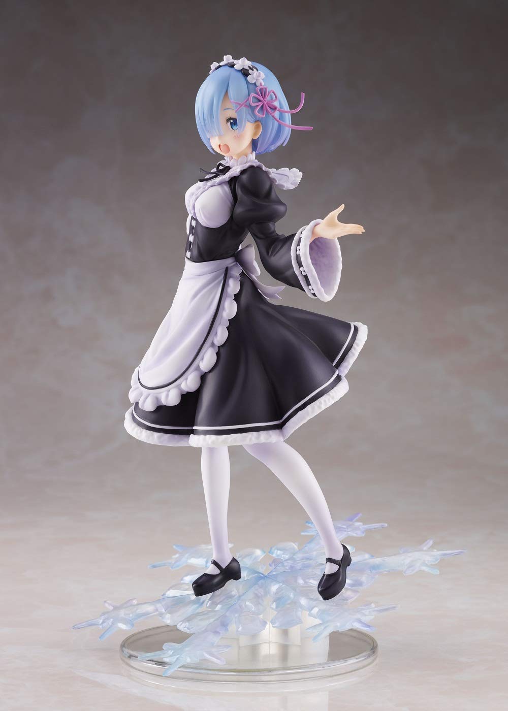 Foto 3 pulgar | Muñeca De Pvc Taito Re:zero Winter Maid Rem De 20 Cm Con Soporte - Venta Internacional.