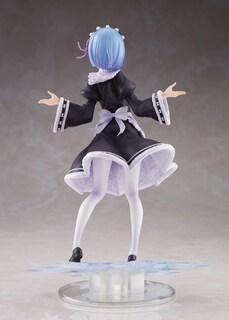 Foto 3 | Muñeca De Pvc Taito Re:zero Winter Maid Rem De 20 Cm Con Soporte - Venta Internacional.