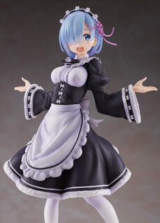 Foto 4 | Muñeca De Pvc Taito Re:zero Winter Maid Rem De 20 Cm Con Soporte - Venta Internacional.