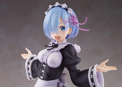 Foto 7 | Muñeca De Pvc Taito Re:zero Winter Maid Rem De 20 Cm Con Soporte - Venta Internacional.