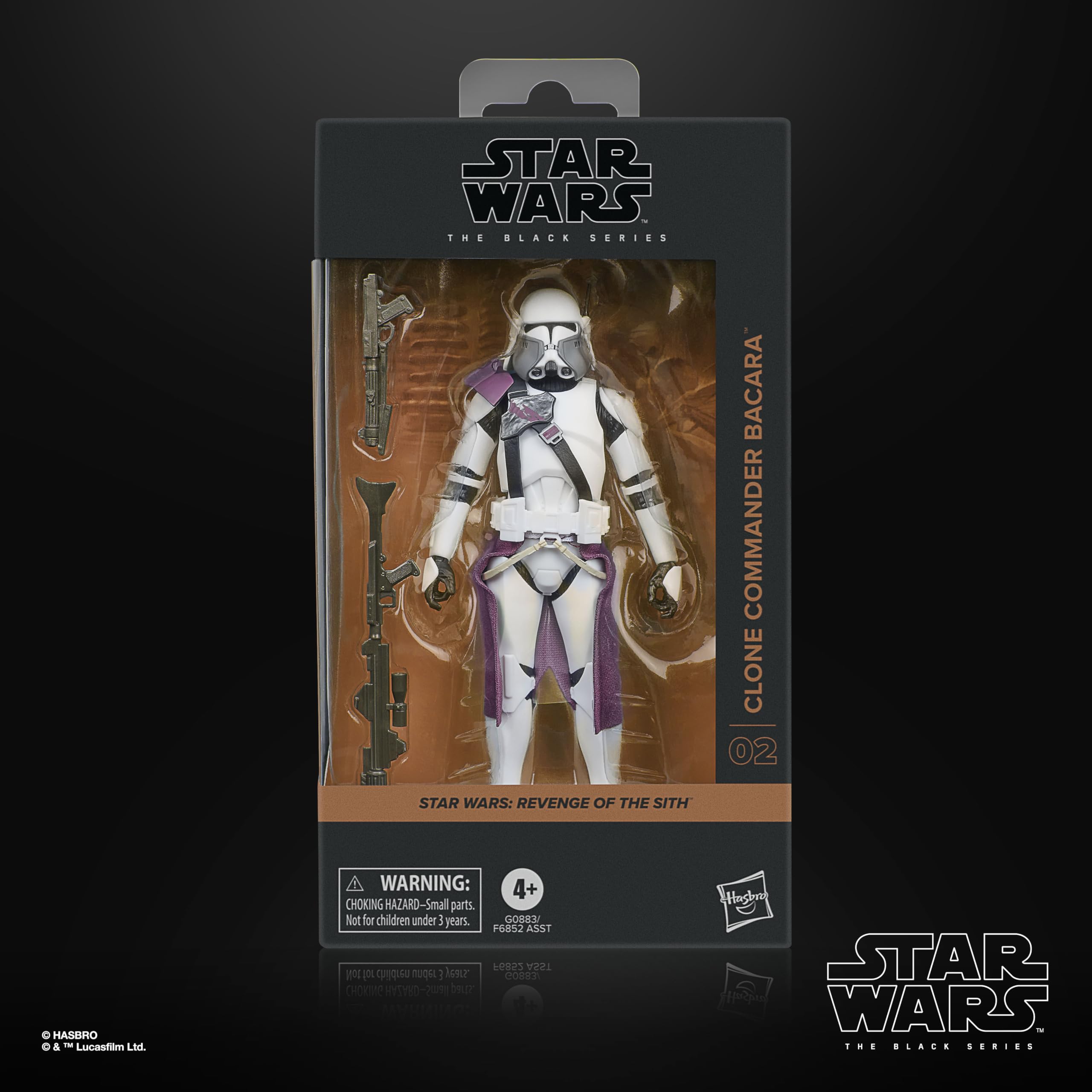 Foto 3 pulgar | Figura De Acción Star Wars The Black Series Clone Commander Bacara - Venta Internacional.