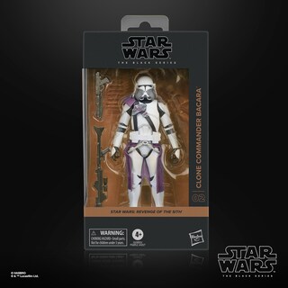 Foto 2 | Figura De Acción Star Wars The Black Series Clone Commander Bacara - Venta Internacional.