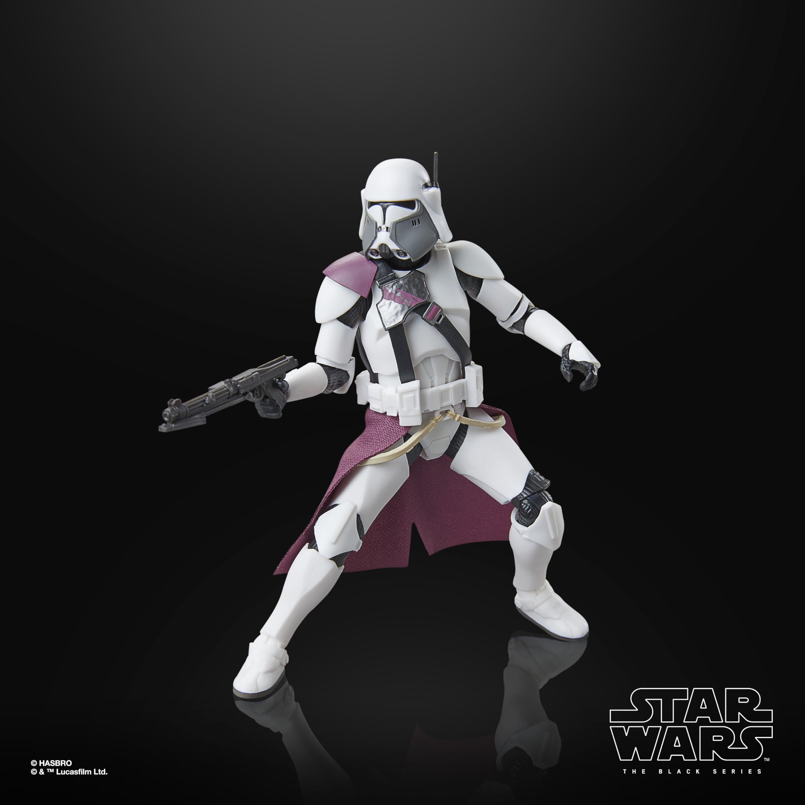 Foto 4 | Figura De Acción Star Wars The Black Series Clone Commander Bacara - Venta Internacional.