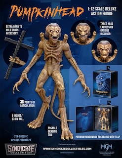 Foto 1 | Figura De Acción Syndicate Collectibles Pumpkinhead A Escala 1:12 - Venta Internacional.