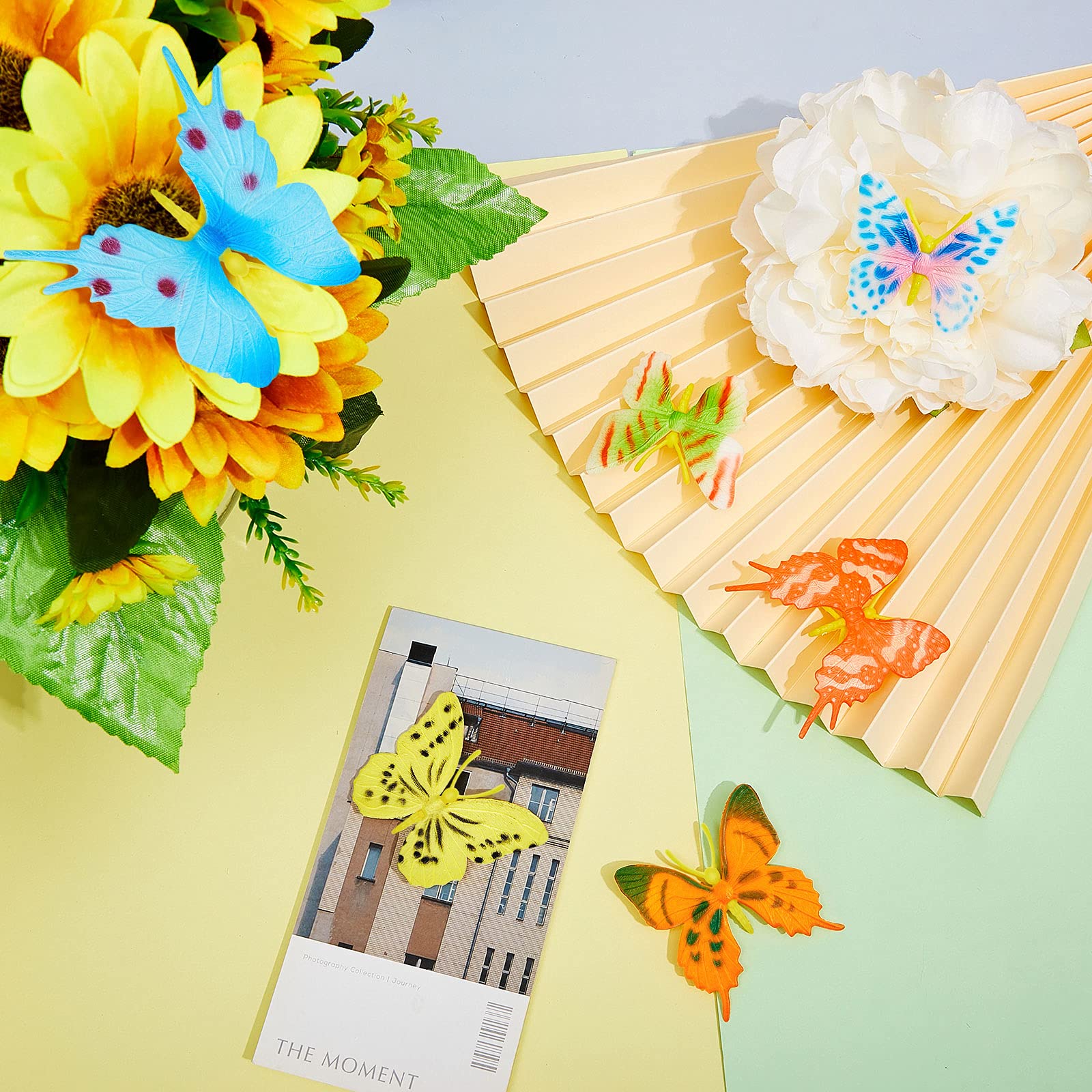 Foto 7 | Decoración Artística De Plástico Toy Butterflies Canlierr, 36 Unidades - Venta Internacional.